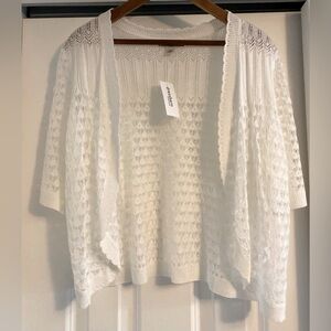 Dress Barn | Women’s light sweater | white | size XL